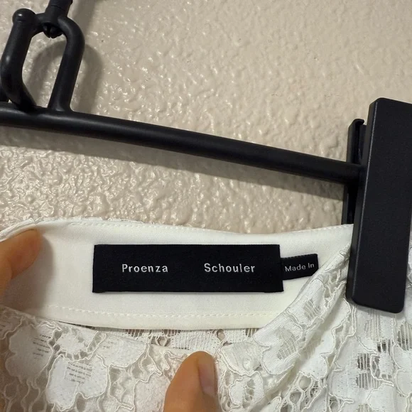 NWOT Proenza Schouler Jasmine White Lace Skirt Maxi White Sheer Skirt Size 4 S/M - Picture 14 of 14